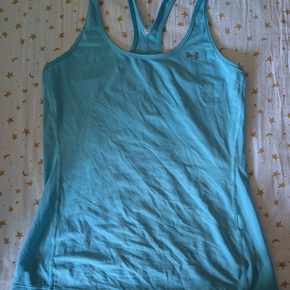 Under Armour Women's Light Blue Racerback Tank Top